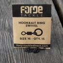 Kép 1/2 - Forge Hookbait Ring Swivel Size 16  Horogcsali Forgó