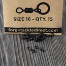 Kép 2/2 - Forge Hookbait Ring Swivel Size 16  Horogcsali Forgó