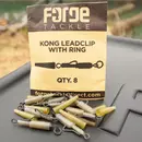 Kép 1/3 - Forge Kong Lead Klip With Ring Ólom Kapocs Gyűrűs Forgóval