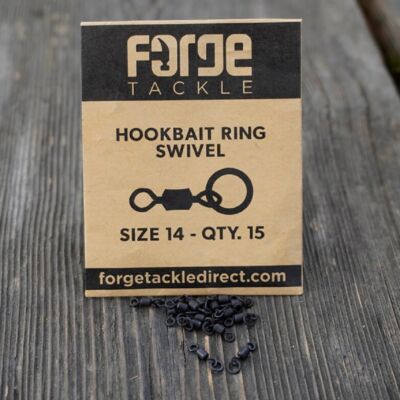 Forge Hookbait Ring Swivel Size 14  Horogcsali Forgó