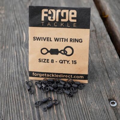 Forge Swivel With Ring Size 8 Gyűrűs Forgó