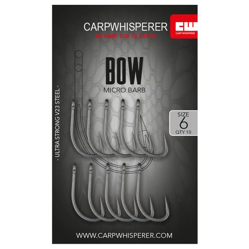 BOW 6-os Mikro Szakállas Horog