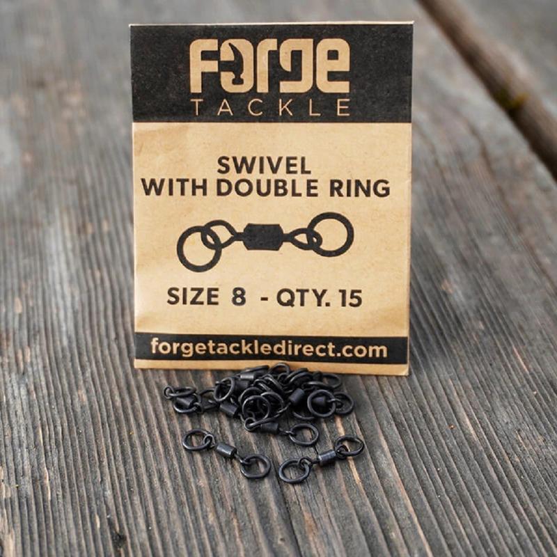 Forge Swivel With Double Ring Forgó