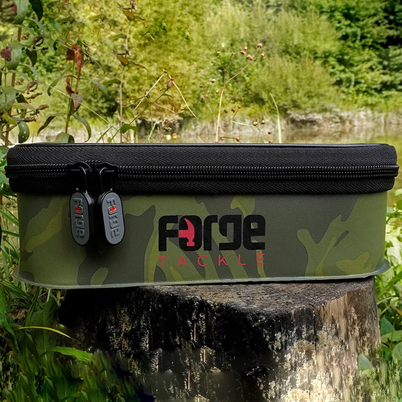 Forge Eva Classic Pouch Camo Átlátszó tetejű tároló doboz L