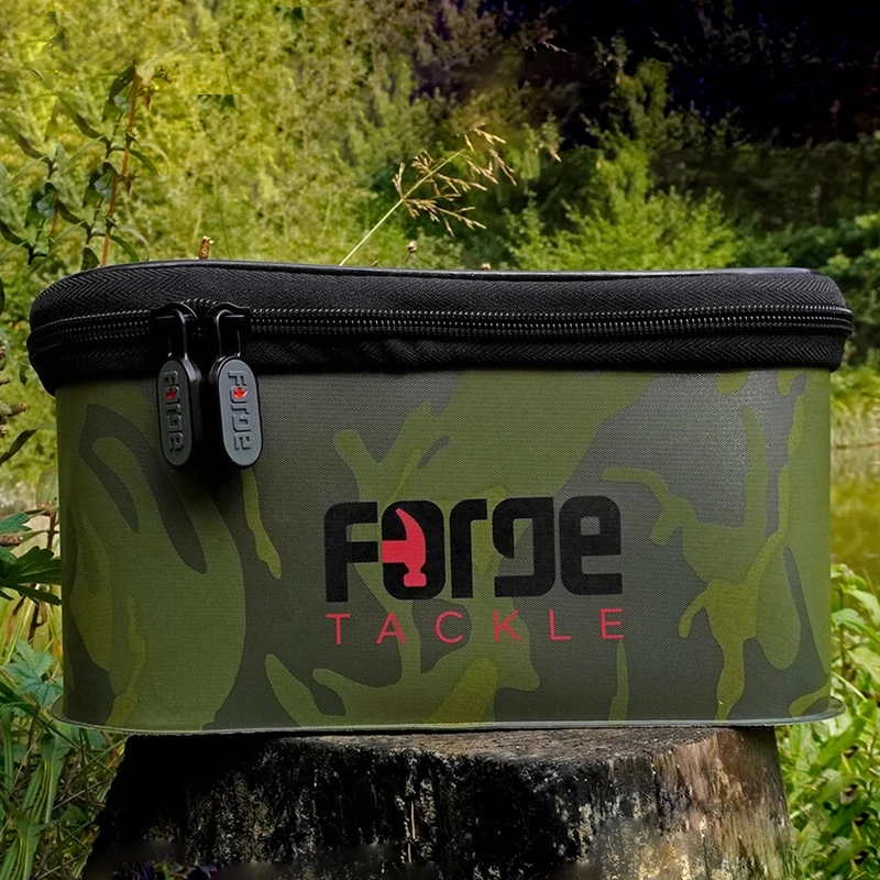 Forge Eva Classic Pouch Camo Átlátszó tetejű tároló doboz XL